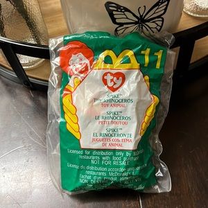 Ty Teenie Beanie Babies Spike the Rhinoceros